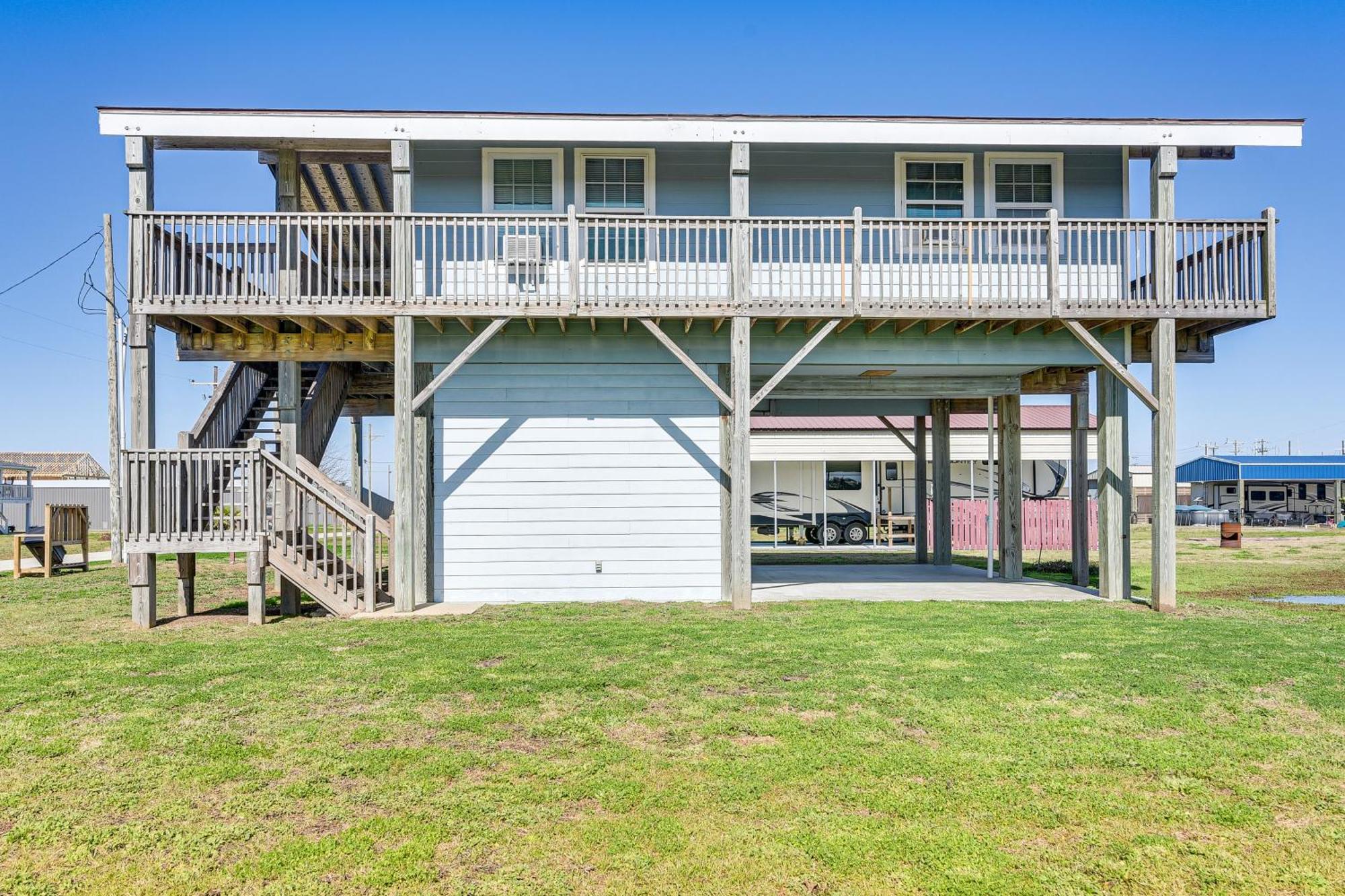 Crystal Beach Home With 2 Grills Walk To Shore! Exterior foto